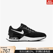 耐克Air Max SYSTM小碼男鞋青少年運動(dòng)鞋跑步鞋女鞋休閑鞋春夏透氣 Black/Wolf Grey 38 碼=5.5Y