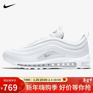 耐克男子休閑鞋AIR MAX 97運動(dòng)鞋921826-101 白色 41 