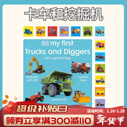 DK my first Words 系列 啟蒙認知100詞系列 First 100系列 DK花邊書(shū) 幼兒認知百科全書(shū) 紙板書(shū)認知書(shū) 異形花邊創(chuàng  )意書(shū) 交通工具 季節 農場(chǎng) 英文原版 Trucks and