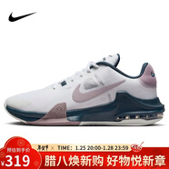 耐克（NIKE）男子籃球鞋AIR MAX IMPACT4運動(dòng)鞋DM1124-102白紫44.5