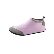 JKASHDK沙灘鞋加厚防滑頭跟沙灘襪溯溪鞋男女軟底干涉水兒童鞋 淺粉色升級頭跟加厚防滑底 34 3435適合腳長(cháng)21點(diǎn)5cm