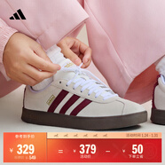 adidas「T頭鞋」VL COURT 2.0復古休閑板鞋德訓鞋阿迪達斯輕運動(dòng)   漢玉白/暗紅/白色 (推薦女生選小半碼)   41