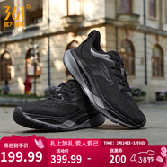 361°運動(dòng)鞋男鞋赤焰4春夏季網(wǎng)面透氣跑鞋男輕便通勤減震專(zhuān)業(yè)跑步鞋 黑暗騎士【男】 46