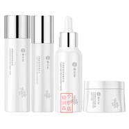 棲花里護膚品套裝梓皙洗面奶洋甘菊靈芝銀耳膠原套盒官方正品 花蜜活妍潤亮四件套 100ml