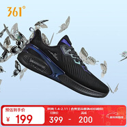 361°運動(dòng)鞋男飛翼秋季透氣網(wǎng)面厚底休閑輕便慢跑步鞋子男672122217-4