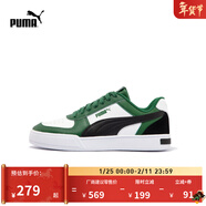 彪馬（PUMA）復古熊貓透氣小白鞋男女百搭板鞋運動(dòng)鞋CAVEN 399398 深綠色-黑色-06 40 【尺碼偏小】