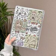 KYODO 鯨美多適用三星平板保護套唯美貓咪 S8+S9ultra殼S6透明SMTAB A 10寸A9+2023 P2透明【尹樂(lè )貓咪】無(wú)筆槽 三星 X800/X806