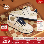 Kappa卡帕女鞋厚底板鞋女2026新款軟底休閑鞋子女百搭運動(dòng)小白鞋女 經(jīng)典白/芭蕉綠【加絨款】 40 (250mm)