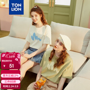 唐獅（TonLion）2025短袖T恤女半袖體恤chic寬松上衣