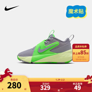 NIKE 耐克兒童籃球運動(dòng)鞋TEAM HUSTLE D12魔術(shù)貼易穿脫男女童實(shí)戰球鞋 HF6280-006 33.5 【建議腳長(cháng)21cm】