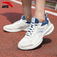 安踏男鞋運動(dòng)鞋男2026春夏青年男士網(wǎng)面透氣戶(hù)外休閑跑步健身鞋子男 5570F-1象牙白/深蔚藍/泥沙灰【網(wǎng)面】 39