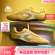 KappaWing男鞋賽車(chē)鞋子男冬季厚底運動(dòng)鞋男款德訓鞋跑步鞋  錫蘭黃 43