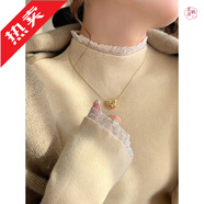 小紅書(shū)爆款灰色蕾絲下擺女襯衫搭配2025新款高底黑色上半高領(lǐng)毛衣 黃色 S