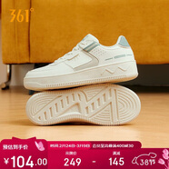 361°運動(dòng)女鞋春夏季學(xué)生復古厚底增高小白休閑板鞋子女682116601F-10