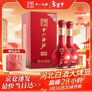 十八酒坊衡水老白干 醇柔典范12 老白干香型白酒39度480ml雙瓶裝