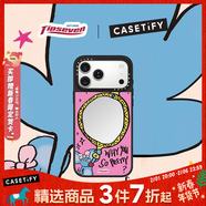 CASETIFY  Tipseven系列 鼠鼠魔鏡 適用于iPhone 17/16/15 Air/Pro/Max鏡面Magsafe手機殼 鏡面黑框Magsafe iPhone 16 Pro