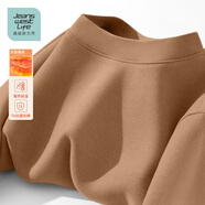 JEANSWEST LIFE真維斯德絨長(cháng)袖t恤男秋冬保暖打底衫學(xué)生寬松半高領(lǐng)純色內搭上衣A