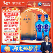  藍色經(jīng)典 海之藍 42度 520ml 雙瓶裝 綿柔濃香型白酒