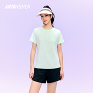 安踏速干套裝丨運動(dòng)套裝女夏季新款體測透氣短袖T恤跑步短褲