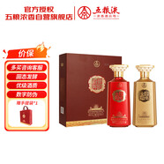 五糧液股份 金碧輝煌名樓款 濃香型白酒 52度500mL*2瓶 禮盒裝 送禮宴飲