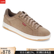 李維斯（Levi's）男鞋秋款男士時(shí)尚運動(dòng)系帶運動(dòng)鞋休閑鞋低幫鞋圓頭鞋輕奢舒適百搭 Dark Khaki 深卡其色 40.5 歐碼/美碼8碼
