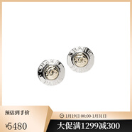 香奈兒（Chanel）女士耳釘25K系列經(jīng)典雙C刻印紐扣耳釘ABG442 B22236 U4257預售