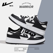 回力男鞋2026春季新款透氣軟底復古百搭鞋子男學(xué)生休閑運動(dòng)板鞋男 黑白熊貓 42