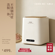 OIDIRE（偶點(diǎn)）內衣洗衣機 高溫煮洗殺菌 迷你洗衣機小型內褲洗衣機內衣褲洗襪子專(zhuān)用全自動(dòng)洗脫烘干一體 XYJ12 【304桶+銀離子】