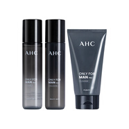 AHC男士水乳套裝三件套補水保濕護膚品控油潔面送男生禮物生日 【平衡水油】男士專(zhuān)研三件套禮盒