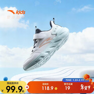 安踏兒童元氣男中大童跑鞋2026校園運動(dòng)跑步鞋輕盈童鞋A12615586