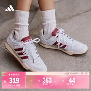 adidas ENTRAP美式校園風(fēng)運動(dòng)少年感復古籃球風(fēng)板鞋男女阿迪達斯   白色/紅色   40