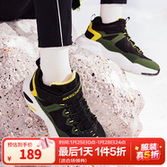 Skechers斯凱奇兒童絨絨靴（機甲系列）男女童保暖加厚防滑運動(dòng)鞋405202L 男童/橄欖色/黑色/OLBK 34