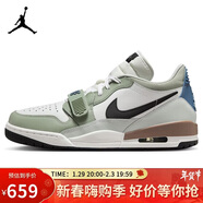 Jordan休閑鞋男喬丹AJ312 LEGACY 312運動(dòng)鞋HV5970-101白綠42.5