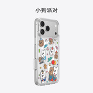 PopSockets【伴游奇遇記·手機殼】 x1107吐舌小狗聯(lián)名系列手機保護防摔蘋(píng)果17ProMax手機保護套手 小狗派對 iPhone Air