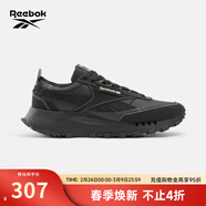 銳步銳步官方25春季新款男女CL LEGACY W+復古舒適透氣跑鞋運動(dòng)休閑鞋 25SRC903U1GH1 深灰/黑 40