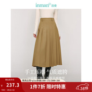 茵曼毛衣女蝴蝶結針織開(kāi)衫2026年冬季新款新年紅裝荷葉袖氣質(zhì)外套 卡其色-半身裙 18438095 常規 M