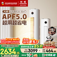 長(cháng)虹空調大2匹 新一級熊貓懶超省電純銅管立式柜機國家補貼以舊換新KFR-51LW/ZDTTW2+R1(SE) 十年包修