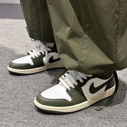 耐克（NIKE）女鞋 Air Jordan 1 AJ1籃球鞋復古運動(dòng)鞋低幫休閑鞋 DC0774-101-AIR JORDAN 1 22 35.5  (5mm)