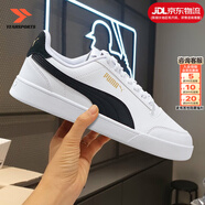 彪馬（PUMA）板鞋男鞋女鞋 26春季新款低幫運動(dòng)鞋情侶舒適透氣輕便耐磨休閑鞋 【經(jīng)典黑白】后跟拼接/側邊logo 42 碼（內長(cháng)270mm）