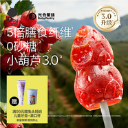 光合星球babycare益生元草莓山楂小葫蘆 3歲+寶寶兒童零食棒棒糖葫蘆 65g