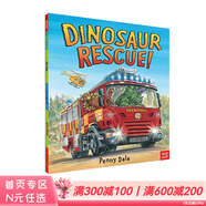 超級恐龍系列 恐龍救援隊 英文原版 Dinosaur Rescue! 繪本 格林威大獎作家 Penny Dale 超好玩的恐龍冒險圖畫(huà)故事 Dinosaur Rescue