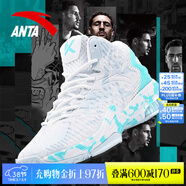 安踏KT3 team｜籃球鞋男春夏季湯普森防滑減震男戶(hù)外實(shí)戰比賽運動(dòng)鞋子 【KT3 TEAM高幫款】安踏白/泳池藍-3 41