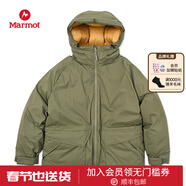 土撥鼠（Marmot）男款迪馬羽絨派克大衣Dima Down Parka Pro 卡其色（女） XL