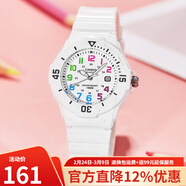 卡西歐（CASIO）手表 學(xué)生兒童表 百搭時(shí)尚 防水夜光指針考試手表情人節禮物 LRW-200H-7B