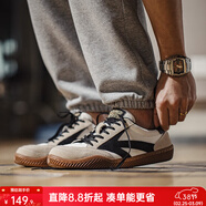馬登工裝復古運動(dòng)鞋透氣休閑箭頭德訓鞋男美式潮流阿甘板鞋百搭小白鞋 米白 【小眾不撞款/鞋子男夏季】 45 (男碼偏大，可參考推薦腳長(cháng)選擇)