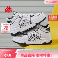 卡帕（Kappa）男鞋經(jīng)典高幫板鞋新款百搭運動(dòng)鞋厚底增高休閑鞋子男 黑色 44
