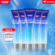 中華（Zhonghua）魔麗迅白牙膏170g去黃清新口氣美白去漬 【超值囤貨】酷爽薄荷味*5 170g