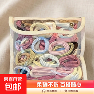 高彈力無(wú)接縫發(fā)圈不傷發(fā)新款海鹽藍多巴胺皮筋扎頭發(fā)頭繩高馬尾 【活動(dòng)專(zhuān)享】多巴胺混發(fā)-隨機20根（opp袋）