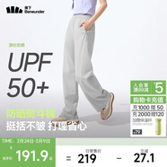 蕉下（beneunder）速干直筒褲女士運動(dòng)休閑長(cháng)褲子通勤冰絲防曬褲DS849 25春夏新款