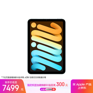 Apple/蘋(píng)果 iPad mini (A17 Pro) 8.3英寸 平板電腦(512G eSIM版/mini7/MYHH3CH/A)藍色
